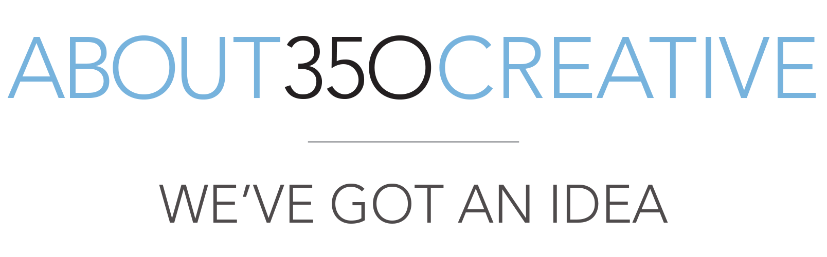 About350 Creative Logo