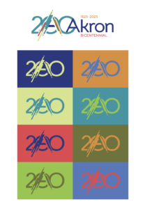 Akron Bicentennial logo guidelines