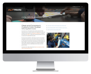 ALTTRAN website design