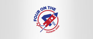 Four on the Fourth running race logo