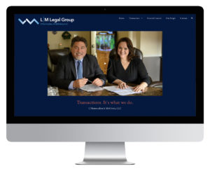 Image of LM Legal Group website