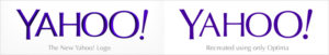 Yahoo Logo Optima